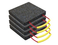 4 Stück Abstützplatten Set