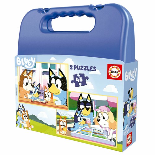 Bluey aktenkoffer puzzle - bluey, aktenkoffer-puzzle