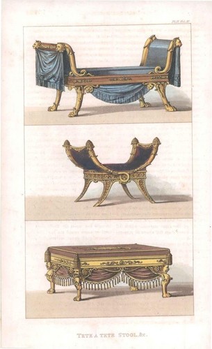 1820 antike aquatinta - um,