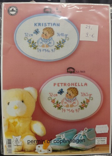 Stickpackung zur geburt - stickpackung,