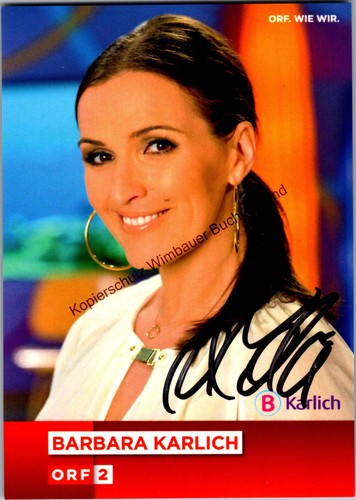 Original autogramm barbara - autogramm,