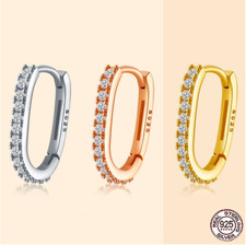 Minimalistisch Oval Creolen