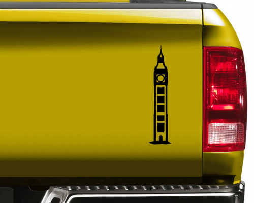 Big ben tower autoaufkleber 8 - big,