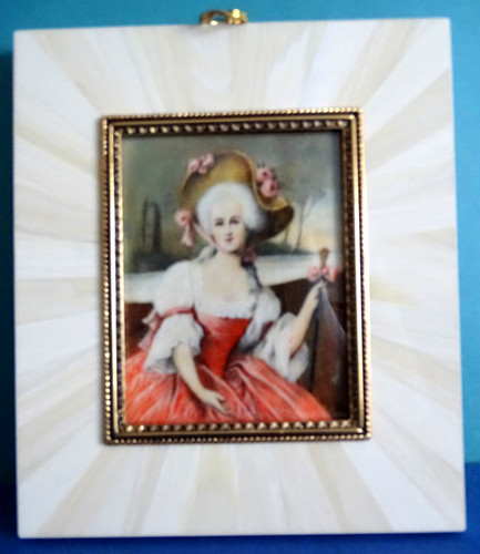Miniatur lupenmalerei gemälde - miniatur,