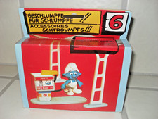 Schleich Geschlumpfe 6, Tankstelle mit OVP