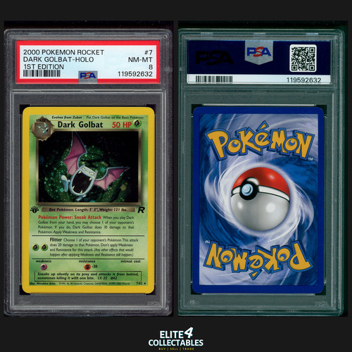 Dark golbat holo 1st - golbat,