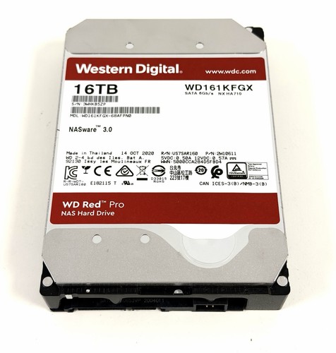 Western digital red - pro, 16tb