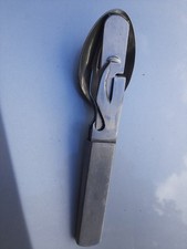 Camping Besteck Set 4-teilig, Kompakt, Tragbar, Outdoor