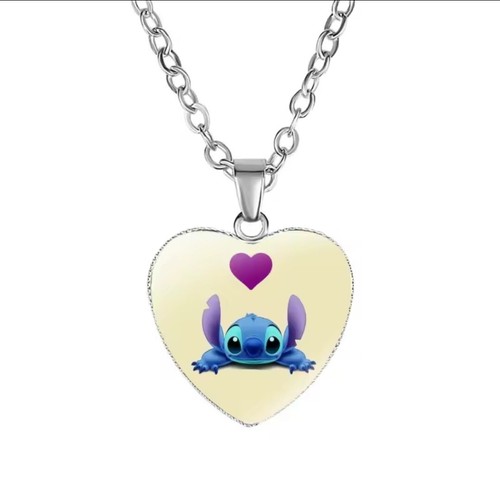 Lilo stitch herz halskette - lilo,