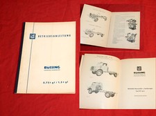 Betriebsanleitung Borgward B 2000 Lizenz Büssing LKW 0,75 t 1,5t gl Bundeswehr