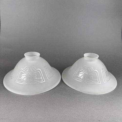 Paar lampenglas schalen - paar,