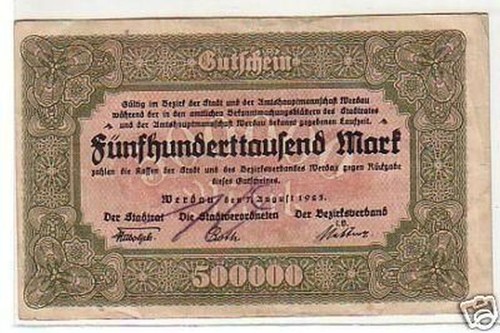Banknote 500000 mark - banknote,