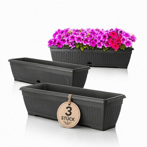 Blumenkasten 80cm aus - 3x,