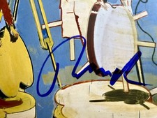 Ausstellungskatalog Neo Rauch, 2011, mit Beilagen, signiert