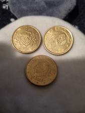 50 Cent Euro Münzen, 3 Verschiedene, Sammlerstücke