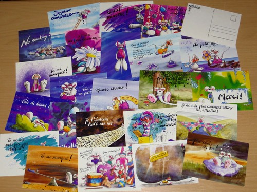 Diddl postkarte frankreich - diddl,