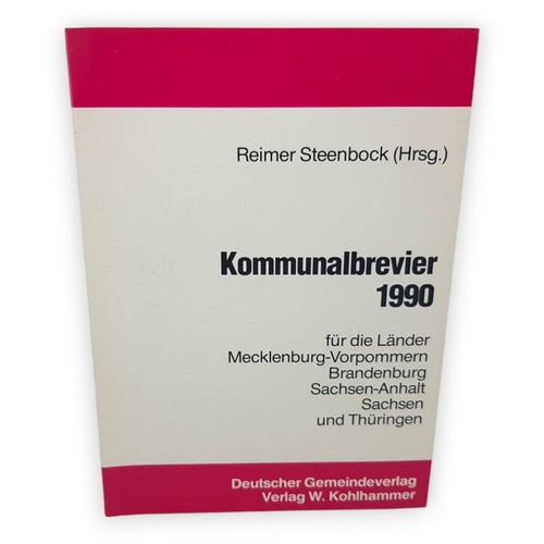 Kommunalbrevier 1990 steenbock - kommunalbrevier,