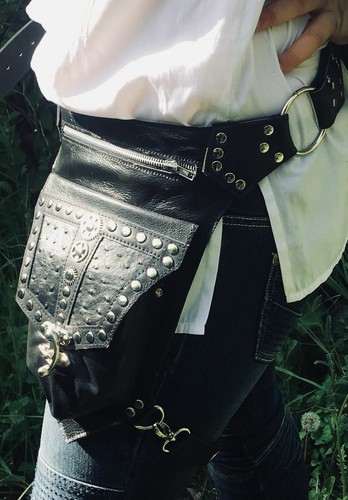 Leder strauß steampunk - steampunk, bein