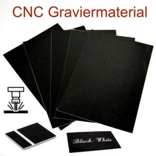 Graviermaterial schwarz-weiß