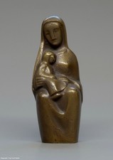 MASSIVE kleine Bronze Skulptur