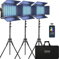 GVM RGB Videolicht Fotolicht