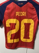 Original signiert Pedri Trikot
