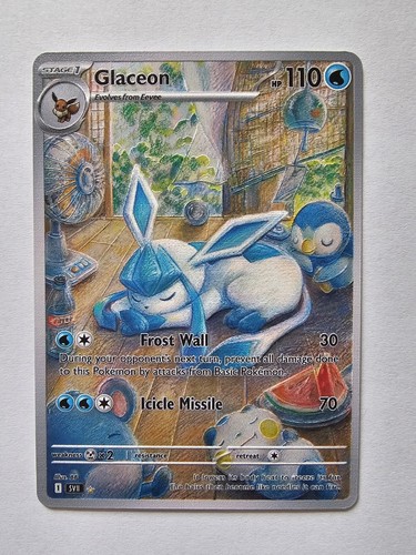 Glaceon glaziola custom card - custom,