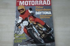 1) Motorrad 07/1974 - Benelli Tornado 650 S mit 4 - Ancillotti C.R. 125 ccm im