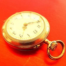 Damen taschenuhr gold - gold,