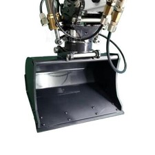 Kippbare Metallschaufel für