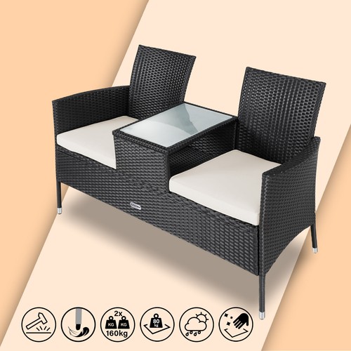 Casaria gartenbank sitzbank - gartenbank,