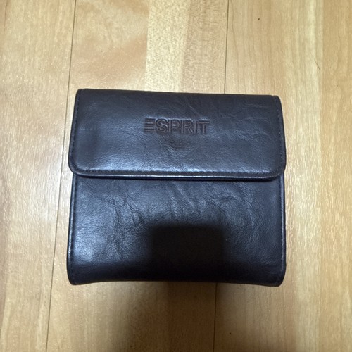 Esprit geldbörse braun lerder - braun,