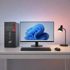 PC-Set | Fujitsu Esprimo + 24"