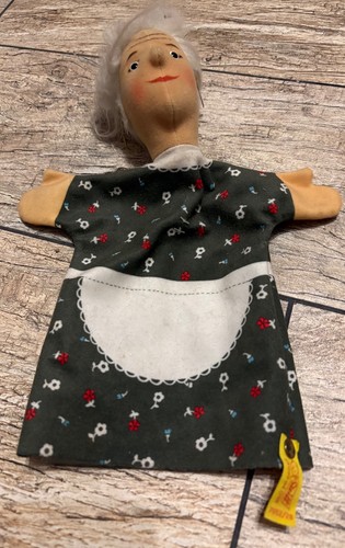 Steiff großmutter handpuppe - großmutter,