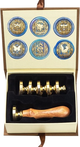 Wachs-Siegel-Stempel-Set