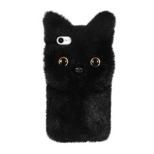 Fluffy Cat Telefon Hülle