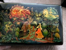 Russische Lackdose, Palekh, UdSSR