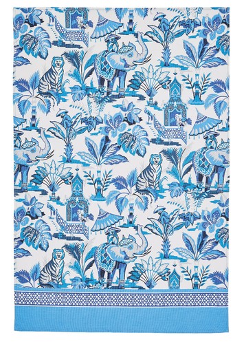 Geschirrtuch india blue - geschirrtuch,,