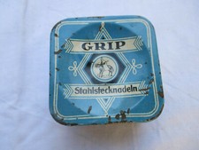 alte Blechdose Dose Grip