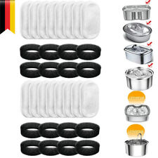 32Stk Aktivkohle Ersatzfilter Katzen Wasserspender Trinkbrunnen Haustier Brunnen