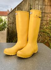 Hunter Gummistiefel Größe 39 Gelb