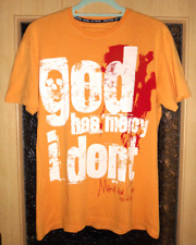 MAFIA AND CRIME Herren Shirt Kurzarm Gr. M orange
