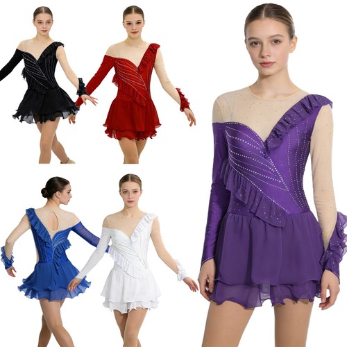 Damen langarm ballettkleid - damen,