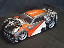 RC CAR KAROSSERIE 1:10 "CAMARO BEAST" IN ORANGE GRAU 190MM BREIT # JLR40