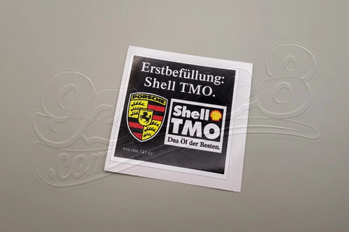 Aufkleber erstbefüllung shell - aufkleber,
