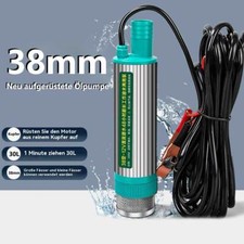 Auto 12V 38mm Dieselpumpe 30L/Min Heizölpumpe Elektrisch Selbstansaugend Ölpumpe