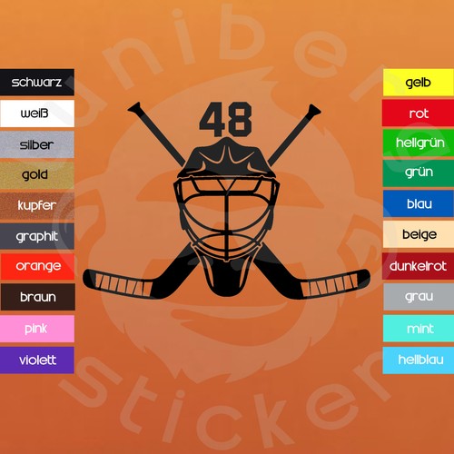 Auto aufkleber goalie - auto,