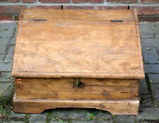 Antik Schreibpult Kolonial Möbel alt Boden Schreibtisch Pult Truhe Beistelltisch