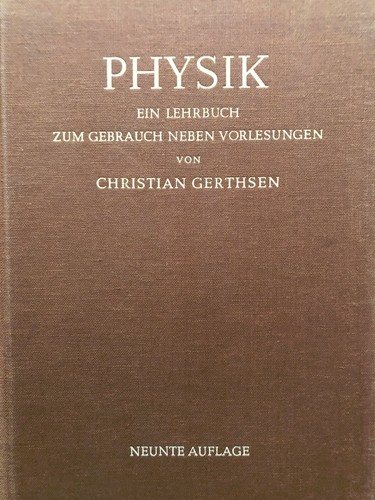 Christian gerthsen physik - christian, gerthsen,