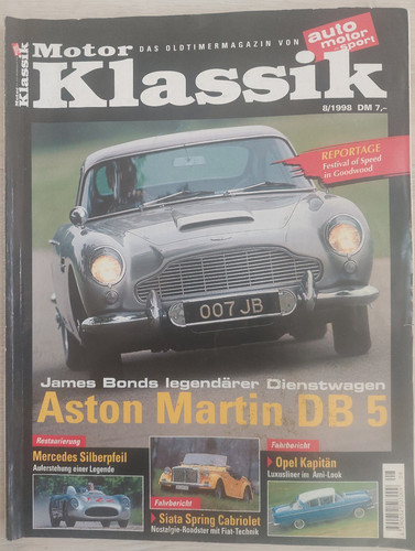 Motorklassik aston - 8/98:,